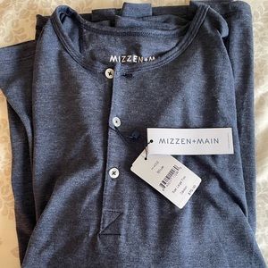 Mizzen + Main Mens long sleeve henley